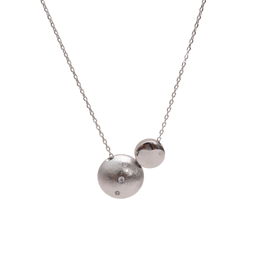 Éternelle Simple · Glossy Double Circle Necklace