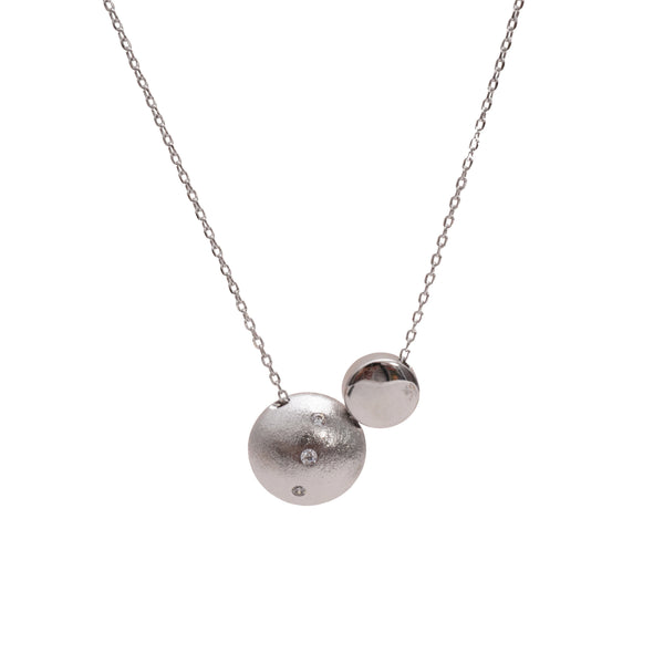 Éternelle Simple · Glossy Double Circle Necklace