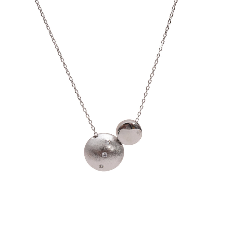 Éternelle Simple · Glossy Double Circle Necklace