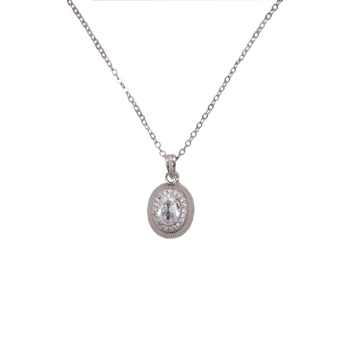 Éternelle Simple · Halo Crystal Necklace