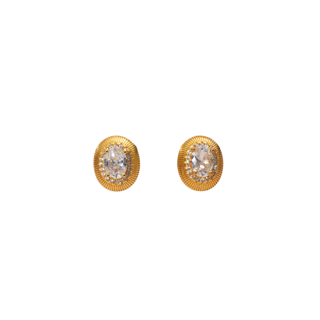 Éternelle Simple · Crystal Stud Earrings