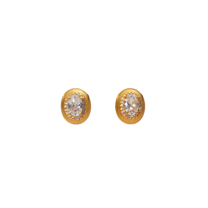 Éternelle Simple · Crystal Stud Earrings