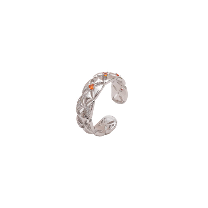Éternelle Simple · Four-Petal Floral Cutout Ring