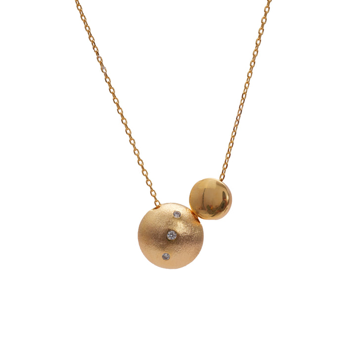 Éternelle Simple · Glossy Double Circle Necklace