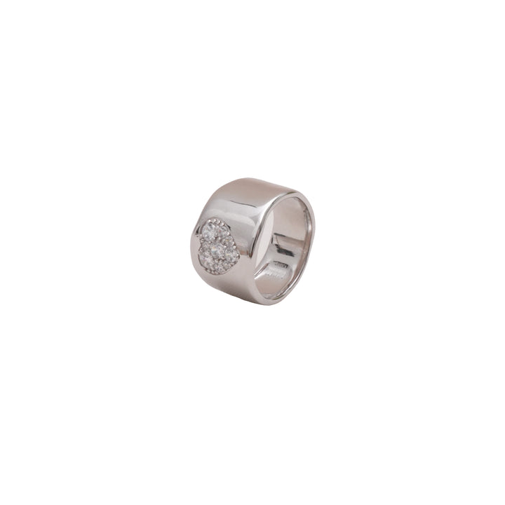 Éternelle Simple · Heart Signet Wide Band Ring