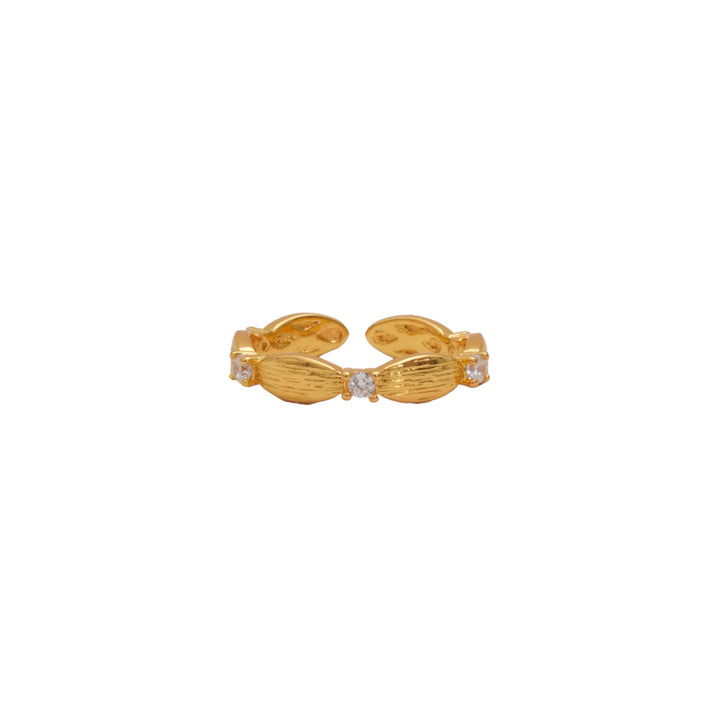 Éternelle Simple · Engraved Crystal Ring