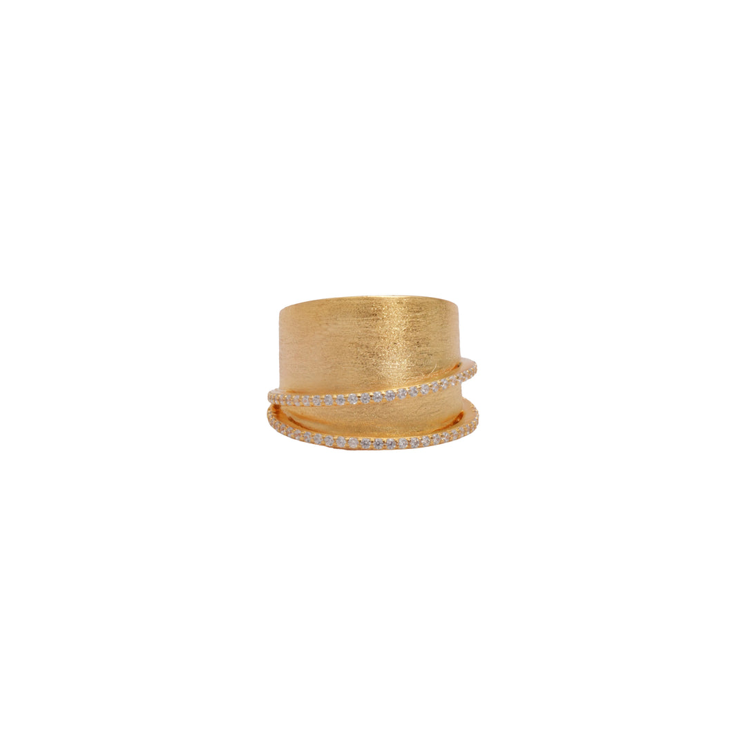Éternelle Simple · Textured Chunky Ring