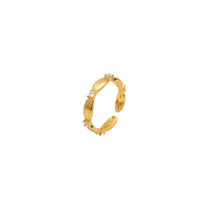 Éternelle Simple · Engraved Crystal Ring