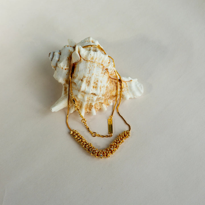 Wheat's Cascade Necklace in 925 Sterling Silver - BE FRUITFUL