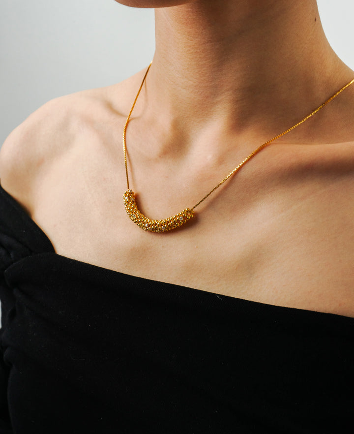 Wheat's Cascade Necklace in 925 Sterling Silver - BE FRUITFUL