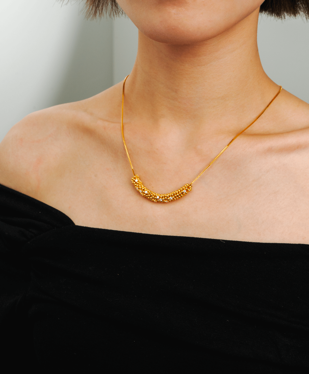 Wheat's Cascade Necklace in 925 Sterling Silver - BE FRUITFUL