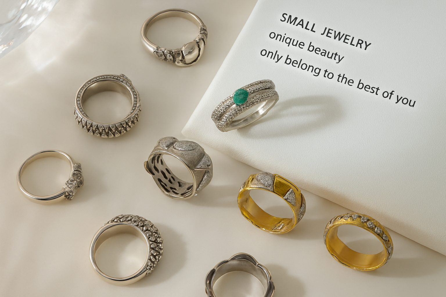 Resized jewelry collection photo